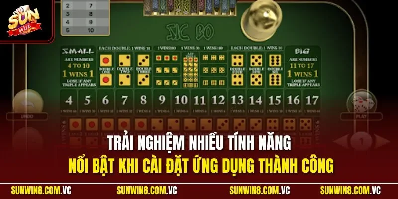 Trải nghiệm nhiều tính năng nổi bật khi cài đặt ứng dụng thành công